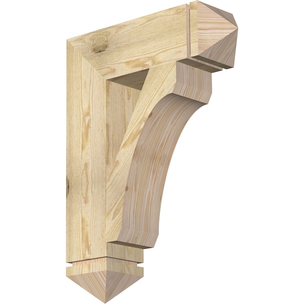 Ekena Millwork Legacy Arts & Crafts Rough Sawn Bracket, Douglas Fir, 6"W x 22"D x 30"H BKT06X22X30LEC03RDF - main
